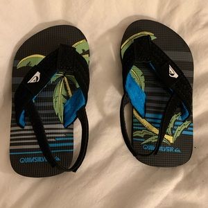 Quicksilver flip flops